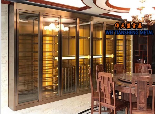 佛山不锈钢酒柜定做