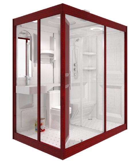 那波利整体沐浴房N1622款卫生间干湿分离款可做玻璃隔断