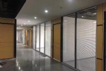 中山办公室高隔断 玻璃百叶高隔间厂家