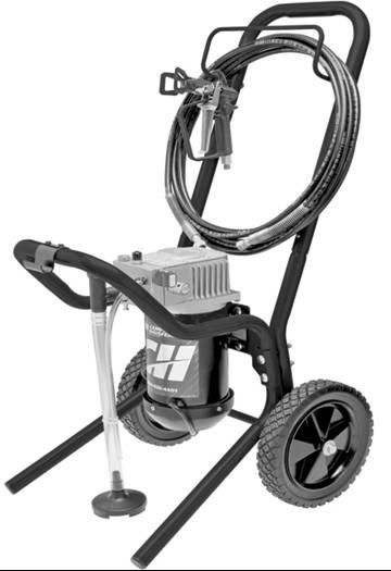 供应坎贝尔PS240乳胶漆内墙高压无气喷涂机