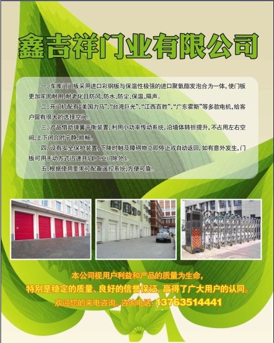 供应电动车库门