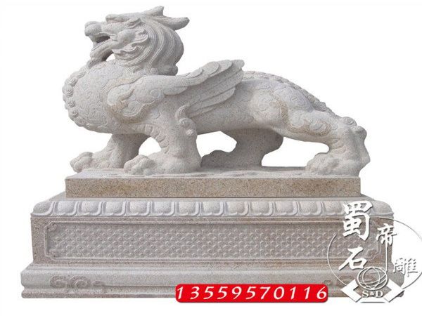 厂家供应石雕貔貅 石材貔貅 镇宅神兽精品