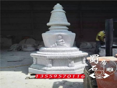 石雕塔 寺庙佛塔 金刚幢 惠安石雕厂家直销