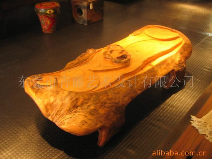 供应广东上品堂实木家具-樟木小茶几