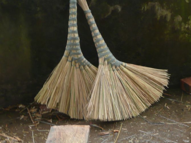 供应朗峰竹艺 竹扫把