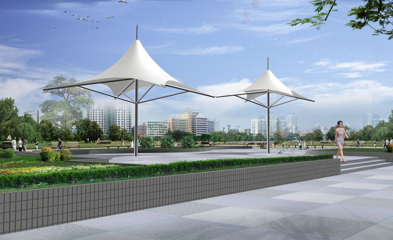 膜结构景观小品