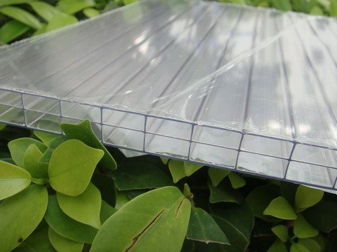 三层16mm阳光板-天窗聚碳酸酯米字形中空板