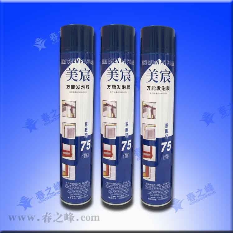 美宸牌万能发泡胶(兰瓶管式750ml)
