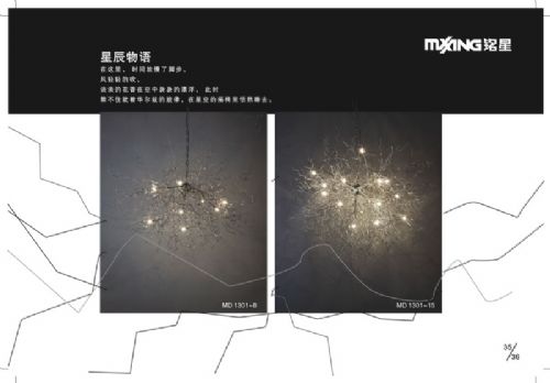 卧室书房简约鸟巢吸顶灯