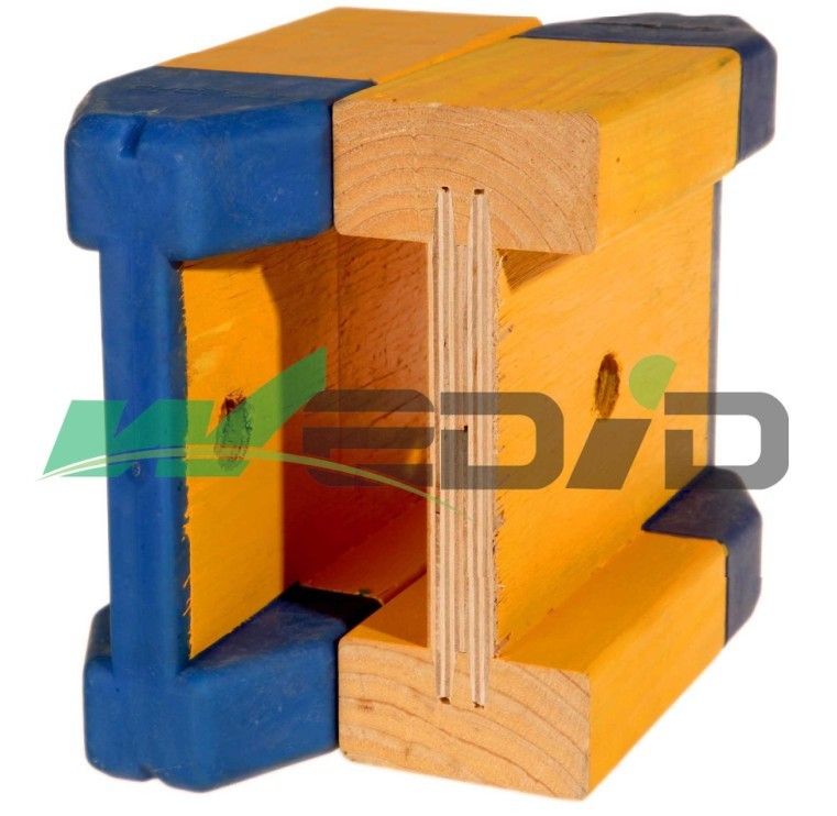 带注塑头木工字梁