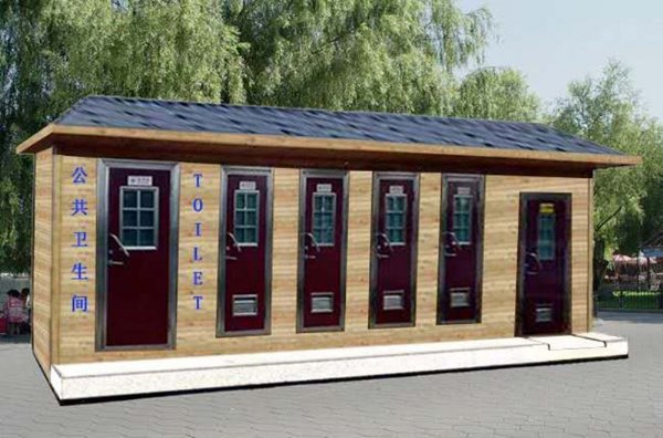 防腐木移动厕所 景区发泡厕所 环保移动卫生间