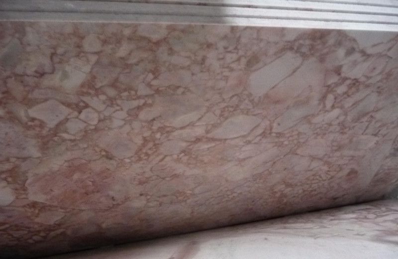罗斯玫瑰大理石 粉色天然大理石 批发大板 荒料 线条