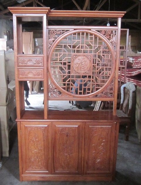 东阳红木家具福字玄关