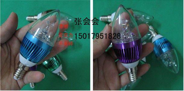 3W 大功率蜡烛灯