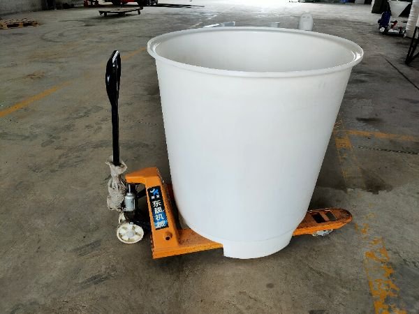 叉车桶 带铲脚运输桶 敞口桶 圆储桶