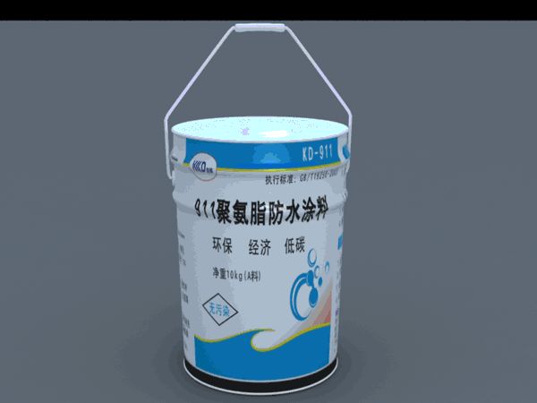 凯顿911双组份非焦油聚氨酯防水涂料