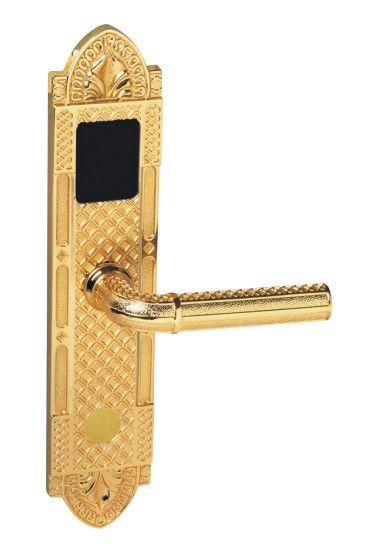 刷卡感应智能纯铜电子锁GLJ-8022FG