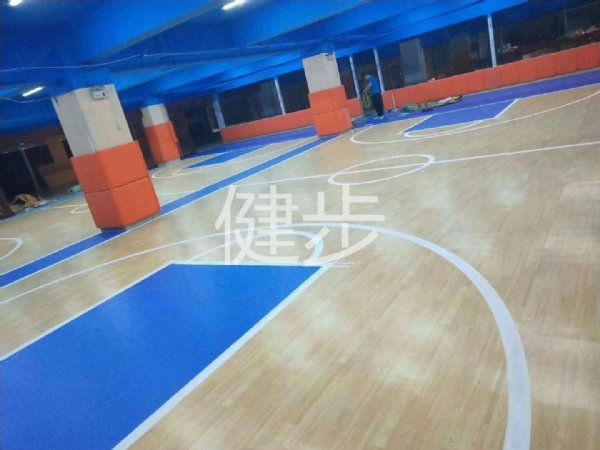 广州健步PVC塑胶运动地板