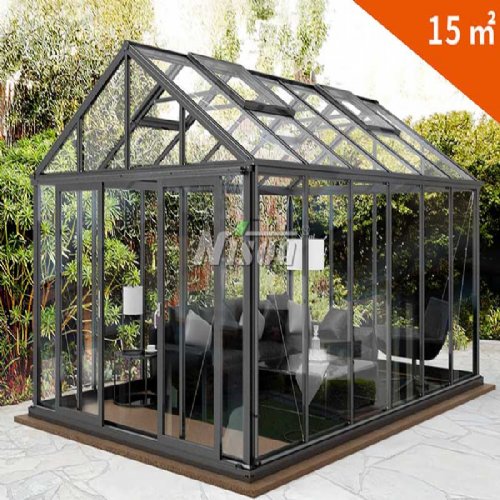 绿森阳光房 玻璃房 休闲屋 铝材房 铝材屋