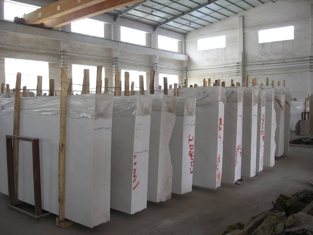 供应白色雅士白-爵士白-直纹白大理石