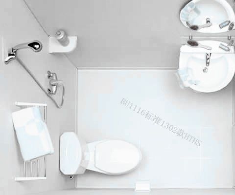 BU1016标准款经济型小款宾馆酒店整体卫浴