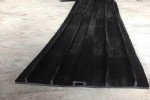 400*8标准厚度外贴止水带 施工缝中CP无孔止水带 外贴止水带