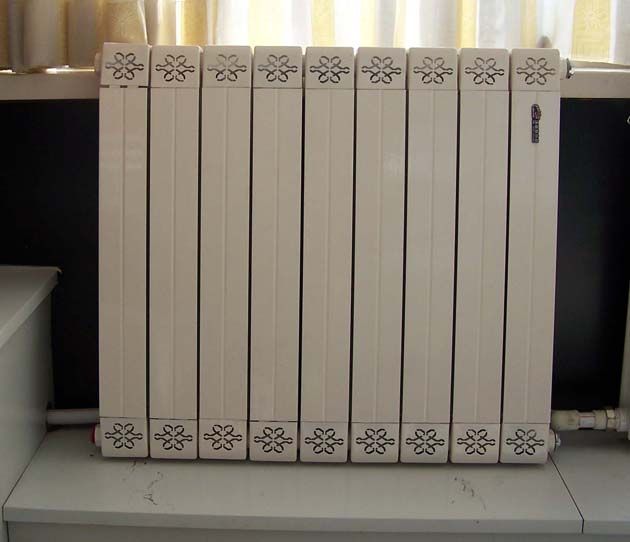 沃德钢铝复合散热器75*75