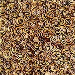 天然装饰材料竹圈马赛克