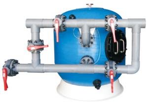 供应HOL后浪大型侧式泳池景观水处理砂缸过滤器