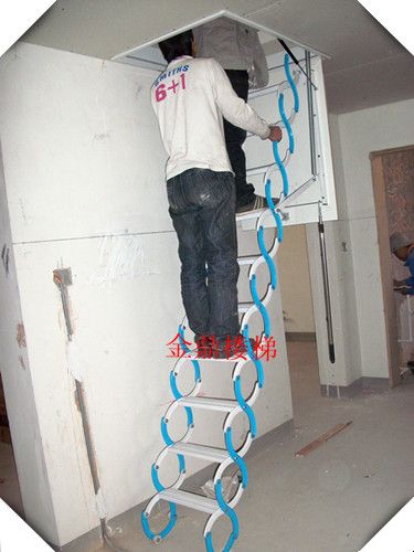 复式阁楼伸缩楼梯