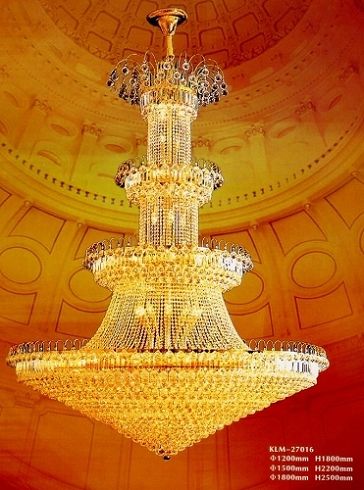 酒店大堂水晶吊灯