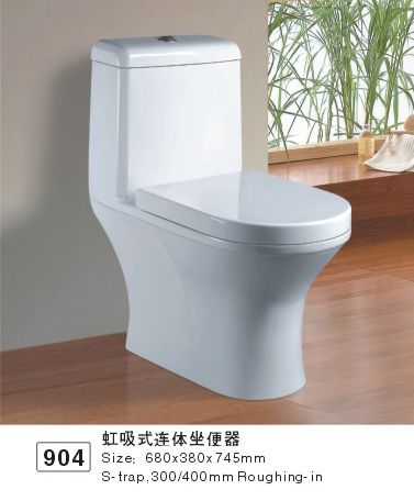 虹吸式连体坐便器904