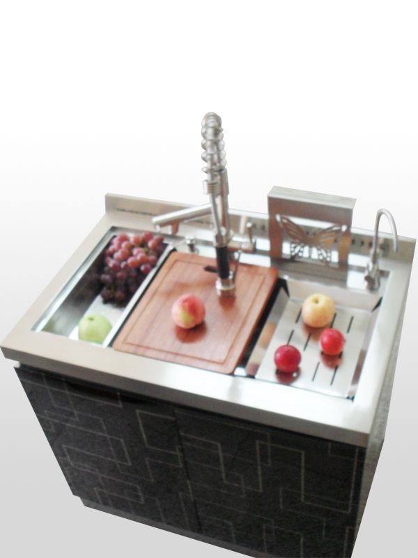 集成水槽 不锈钢橱柜