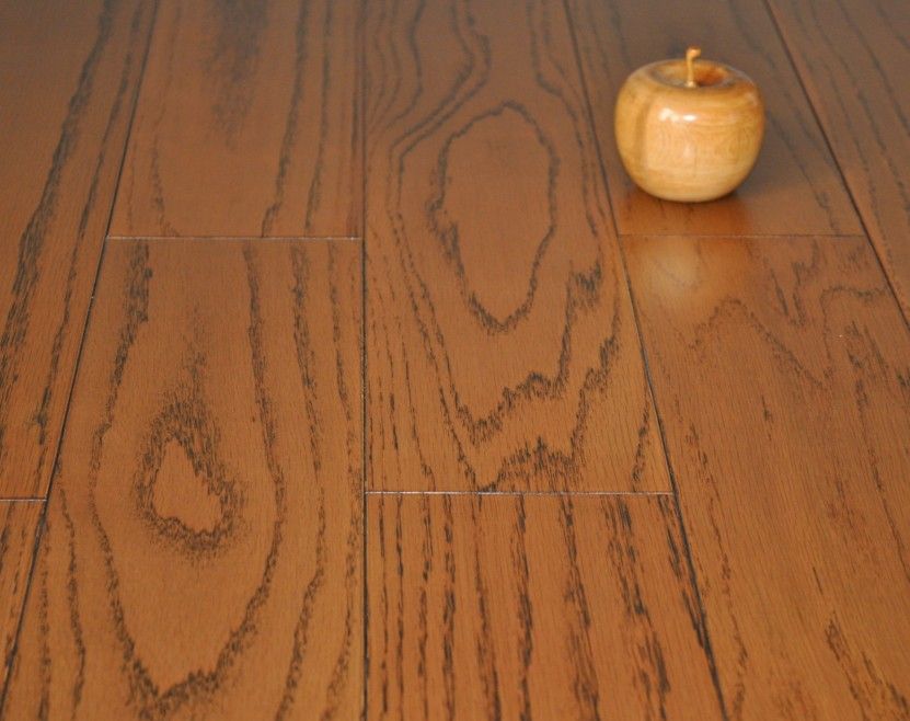 柚木色美国红橡拼板