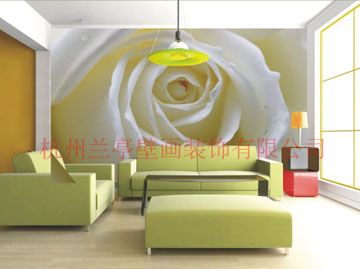 家居时尚花卉壁画