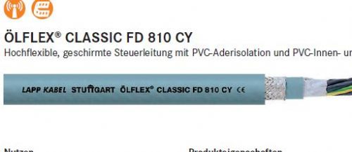 ¹LAPPKABEL FD 810 CY