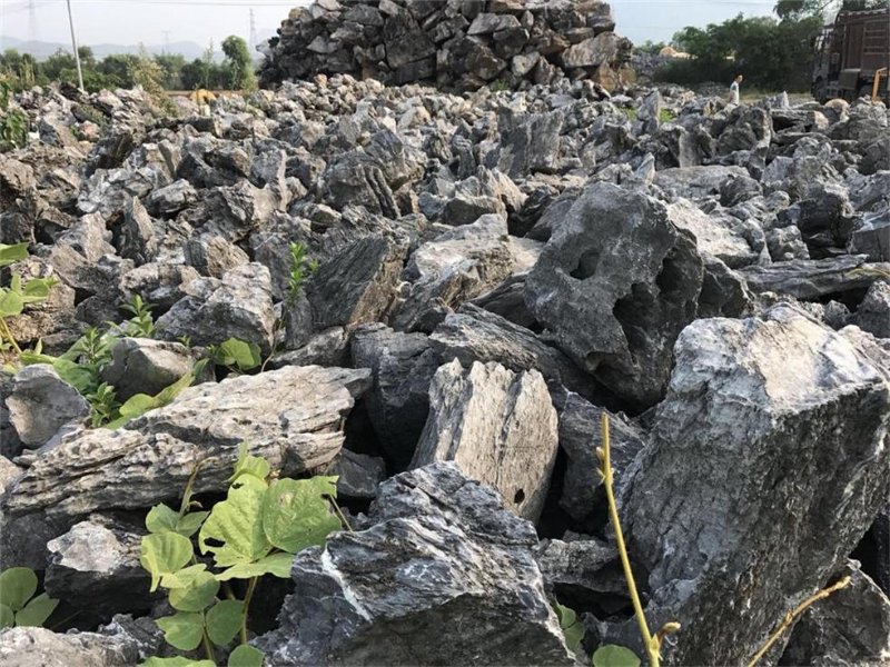 福州园林假山石基地英石假山石