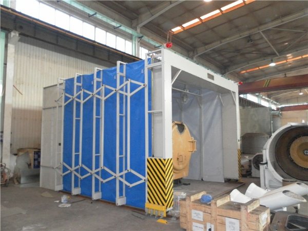 伸缩移动式喷漆房LFZT-SS