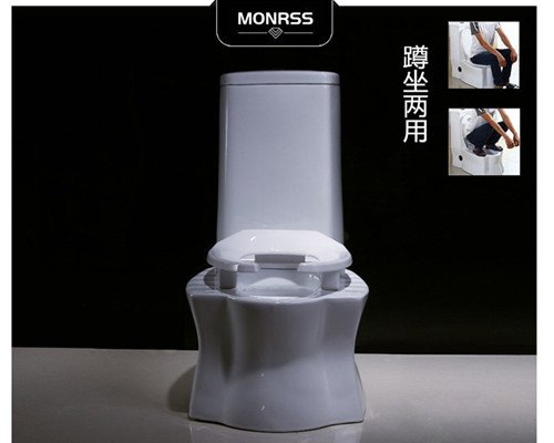 坐便器,蒙诺雷斯D2001蹲坐双用座便器