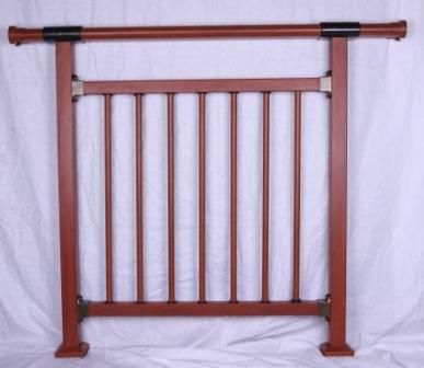 氟碳木纹阳台护栏