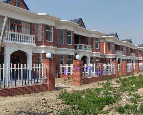 南京PVC别墅庭院塑钢护栏