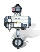 气动对夹式蝶阀