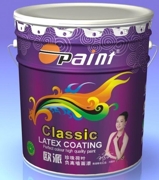 欧派珍珠荷叶负离子墙面漆