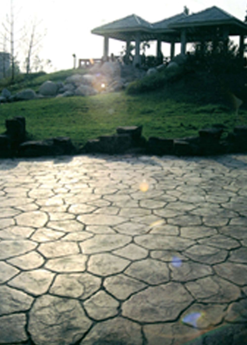 彩色压花艺术造型地坪