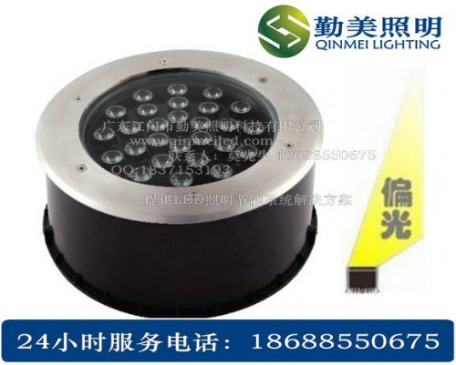 24W金黄光大功率LED偏光埋地灯