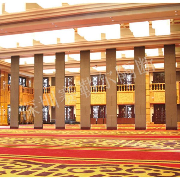 宴会厅活动隔断定制,深圳折叠门和移门安全稳固