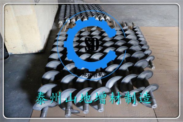 叠螺机螺旋轴来图定制