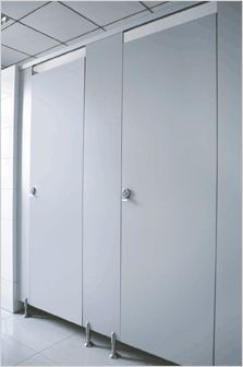 18mm厚烤漆钢板卫生间隔断