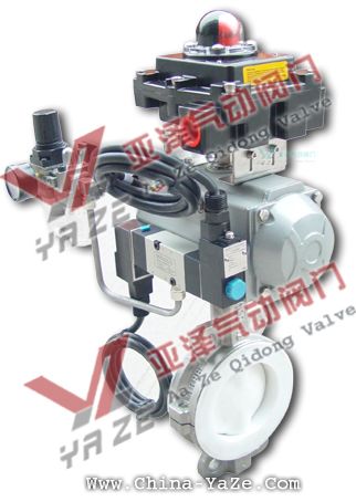 气动衬四氟蝶阀