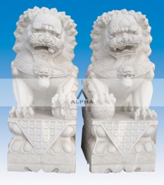 大理石石狮
